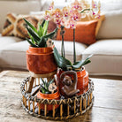 Hummingbird Home | Decorative bowl - Round Willow tray Ø30cm by Kolibri Company