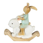 Decoration rabbit 10x4x11 cm by Clayre & Eef.