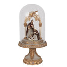 Bell jar Christmas group 29 cm Gold-colored Polyresin Christmas decoration by Clayre & Eef.