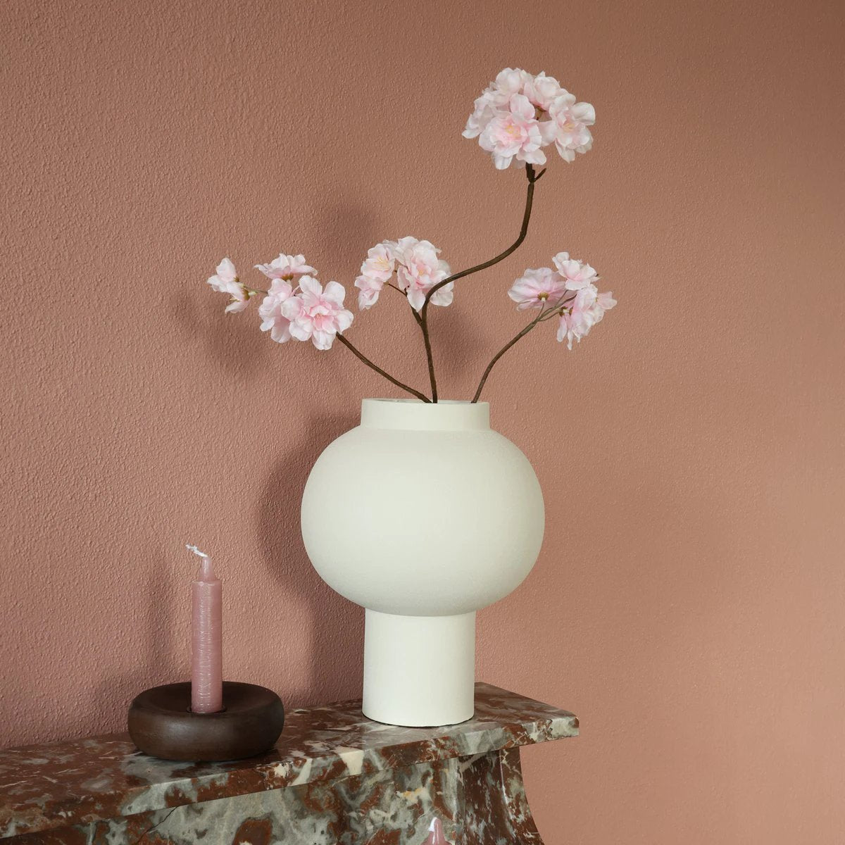 Vase - Telsen Ivory by Vase The World
