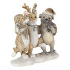 Decoration dogs and cat 13x5x12 cm by Clayre & Eef.