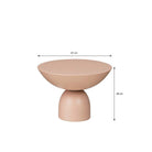 Side table Celise Light pink by Mica Decorations