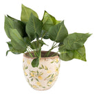 Blumentopf Ø 19x19 cm gelb Keramik-Zitrone, Blumentopf für innen von Clayre & Eef.