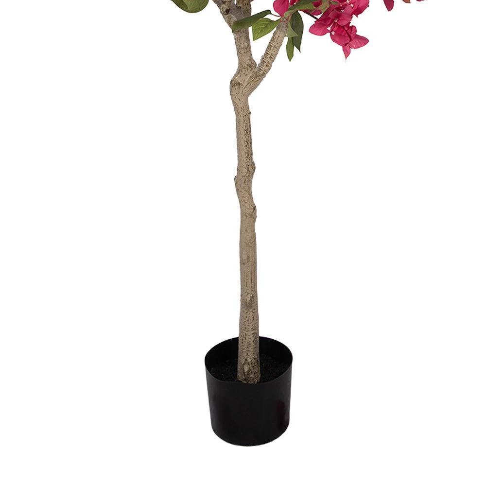Artificial tree Bougainvillea 55x55x130 cm Pink Plastic by Clayre & Eef.