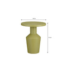 Side table Feroza Light green by Mica Decorations