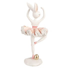 Decoration Statue Rabbit 16x16x35 cm White Plastic by Clayre & Eef.