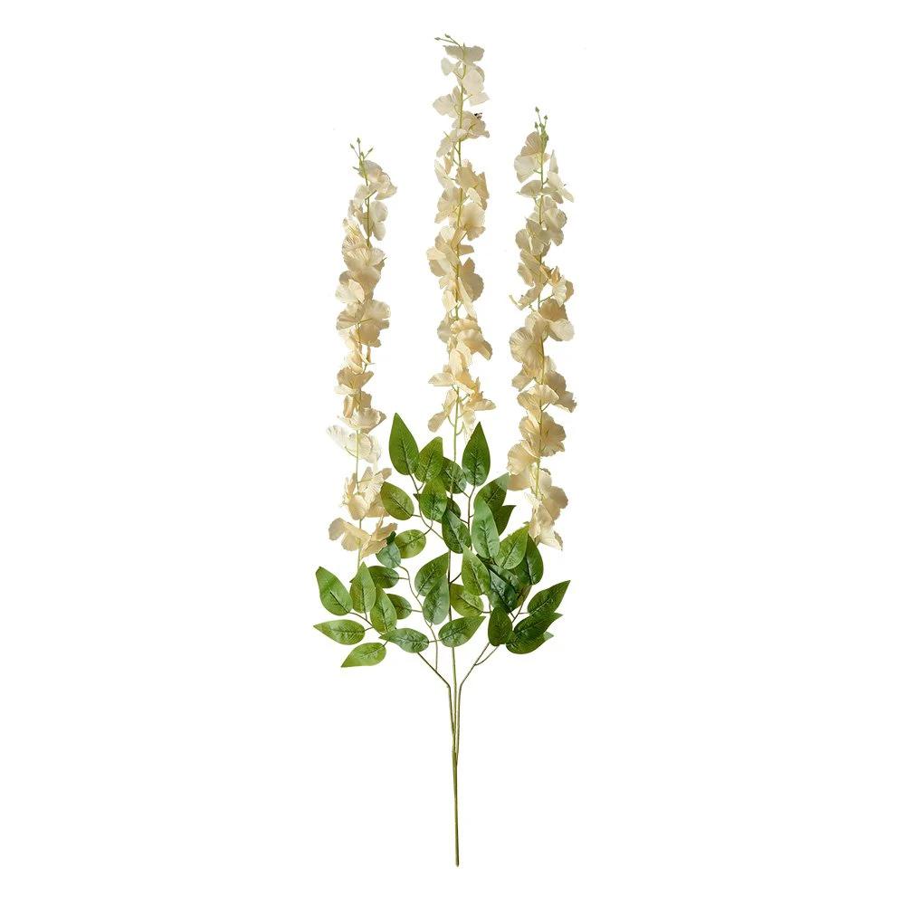 Artificial Flowers Set of 12 110 cm Yellow Plastic by Clayre & Eef.