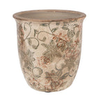 Blumentopf Ø 13x13 cm beige Keramik von Clayre & Eef.