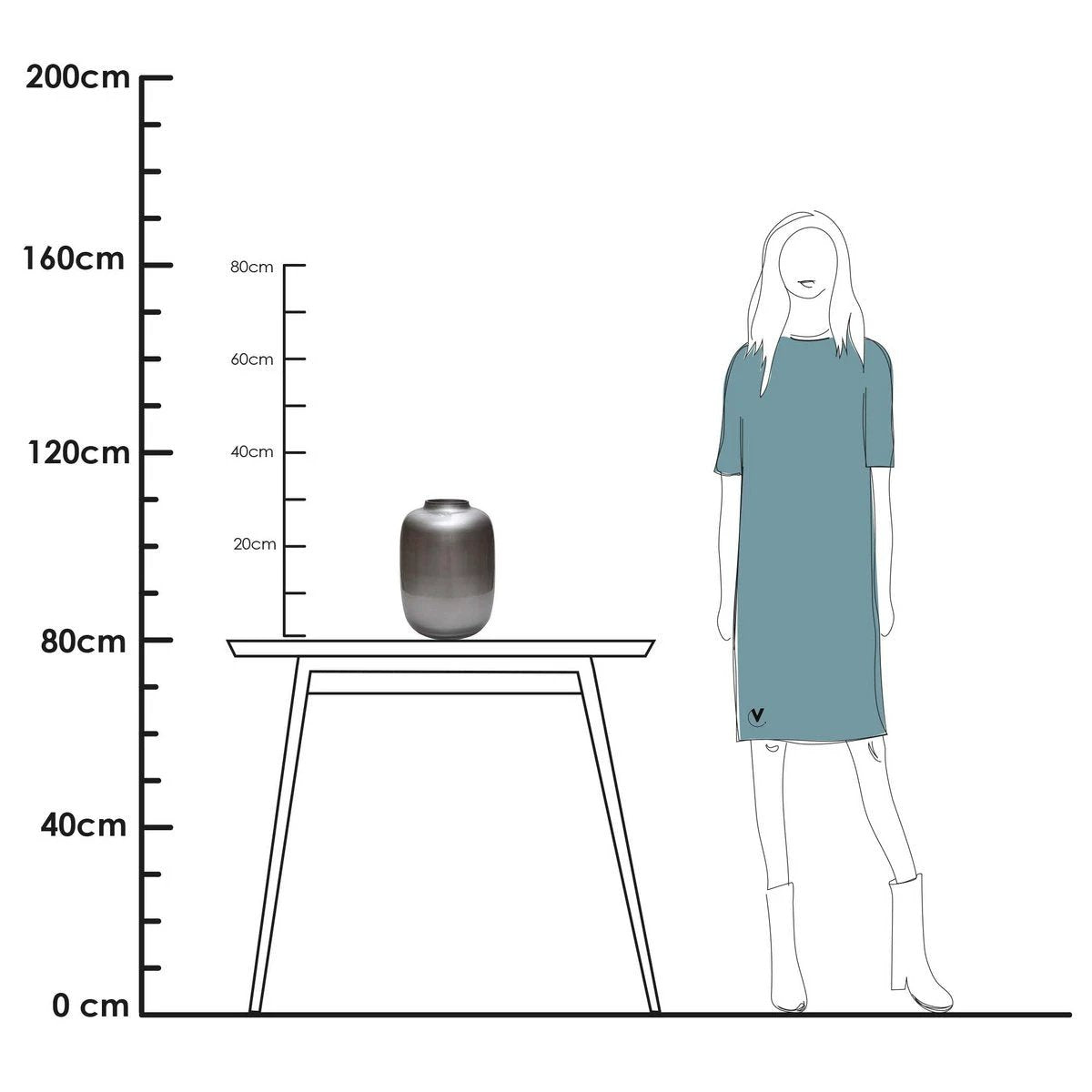 Vaas - Artic silver by Vase The World