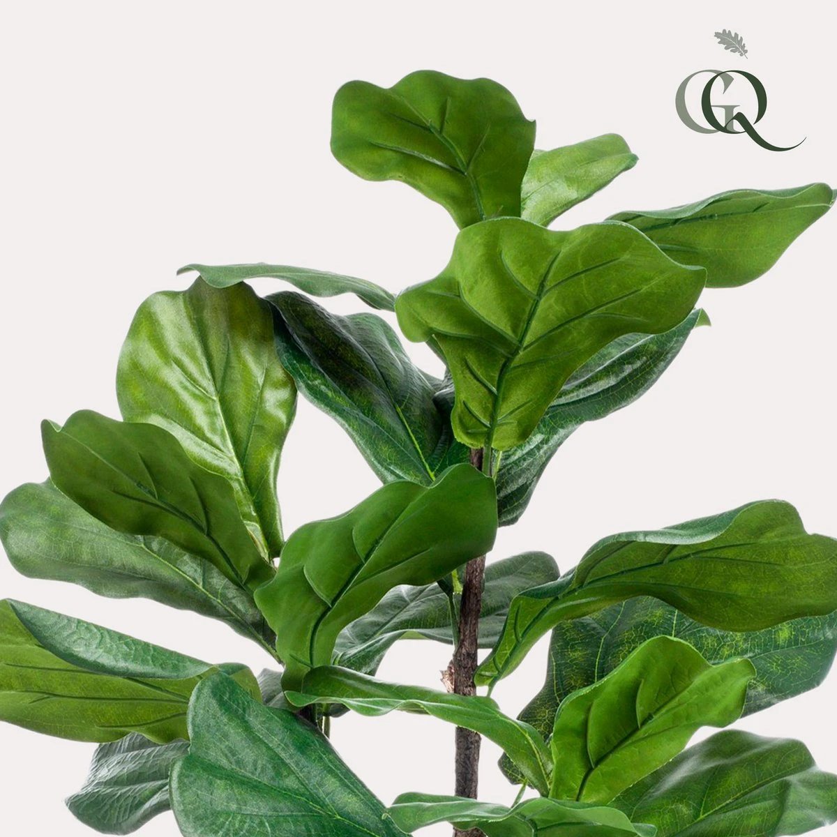 Artificial plant - Ficus Lyrata - Tobacco plant - 90 cm by Green boutiQ