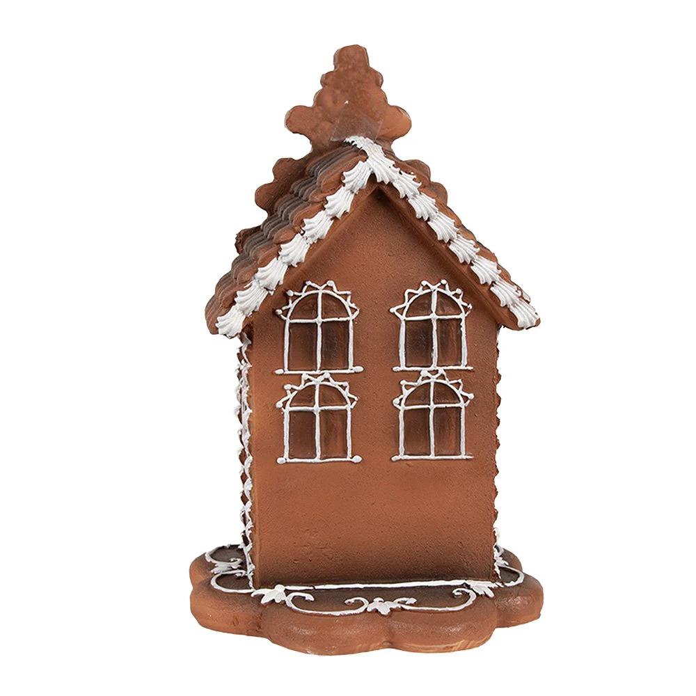 Decoration house with LED 13x13x20 cm / 2xAAA by Clayre & Eef.