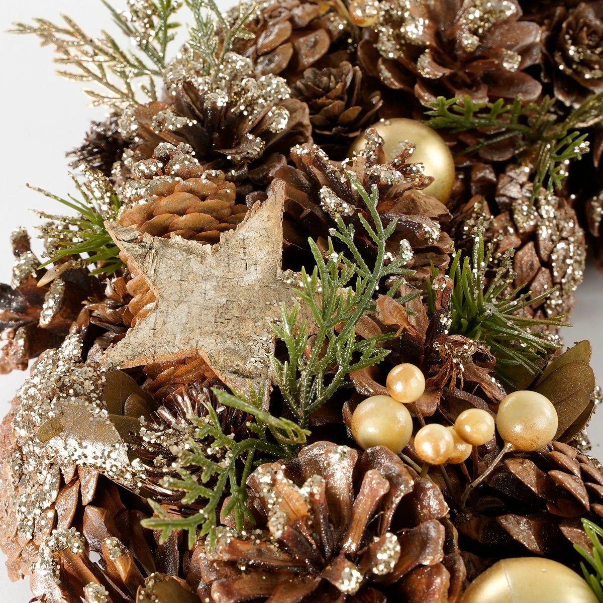 Weihnachtskranz Hellbraun von House of Seasons