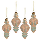 Weihnachtskugel Ø 6x14 cm (Set mit 4) von Clayre & Eef.