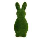 Decoration Statue Rabbit Ø 10x25 cm Green Plastic by Clayre & Eef.