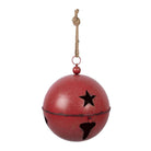 Weihnachtsdekoration Bild Weihnachtskugel Ø 60 / Ø 50 / Ø 40 cm Rot Metall von Clayre & Eef.