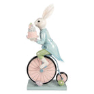 Dekorationsfigur Kaninchen 23x12x46 cm Weißer Kunststoff von Clayre & Eef.
