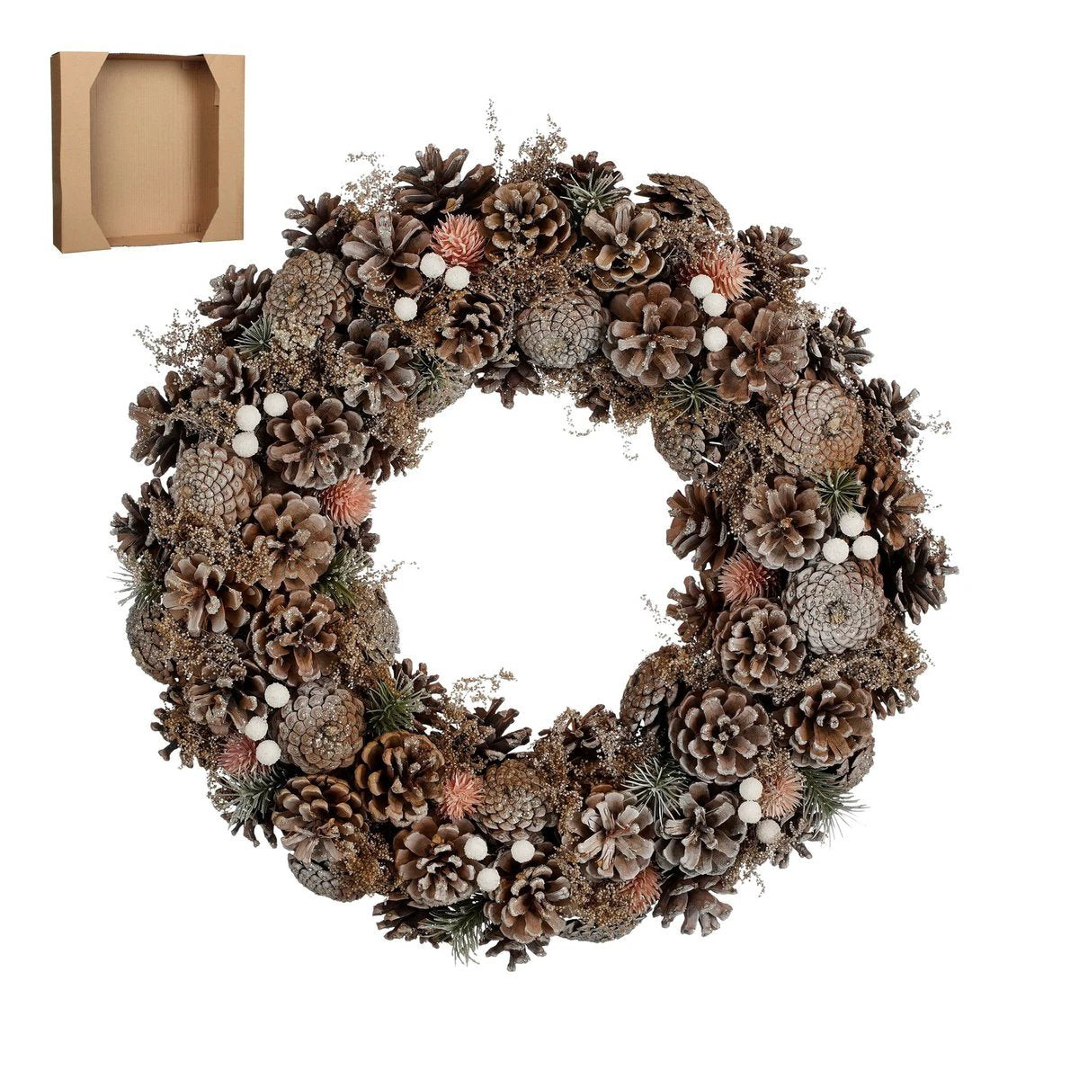 Christmas wreath Peach by House of Seasons