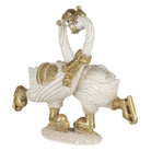 Image swan 18x8x17 cm white gold -colored plastic home accessories by Clayre & Eef.