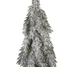 Mini Artificial Christmas Tree Ø 12x32 cm Green Wood by Clayre & Eef.
