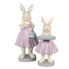 Decoration rabbit 12x10x27 cm by Clayre & Eef.