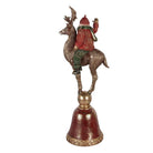 Dekorationsstatue Weihnachtsmann 24x20x63 cm Braun Kunststoff von Clayre & Eef.