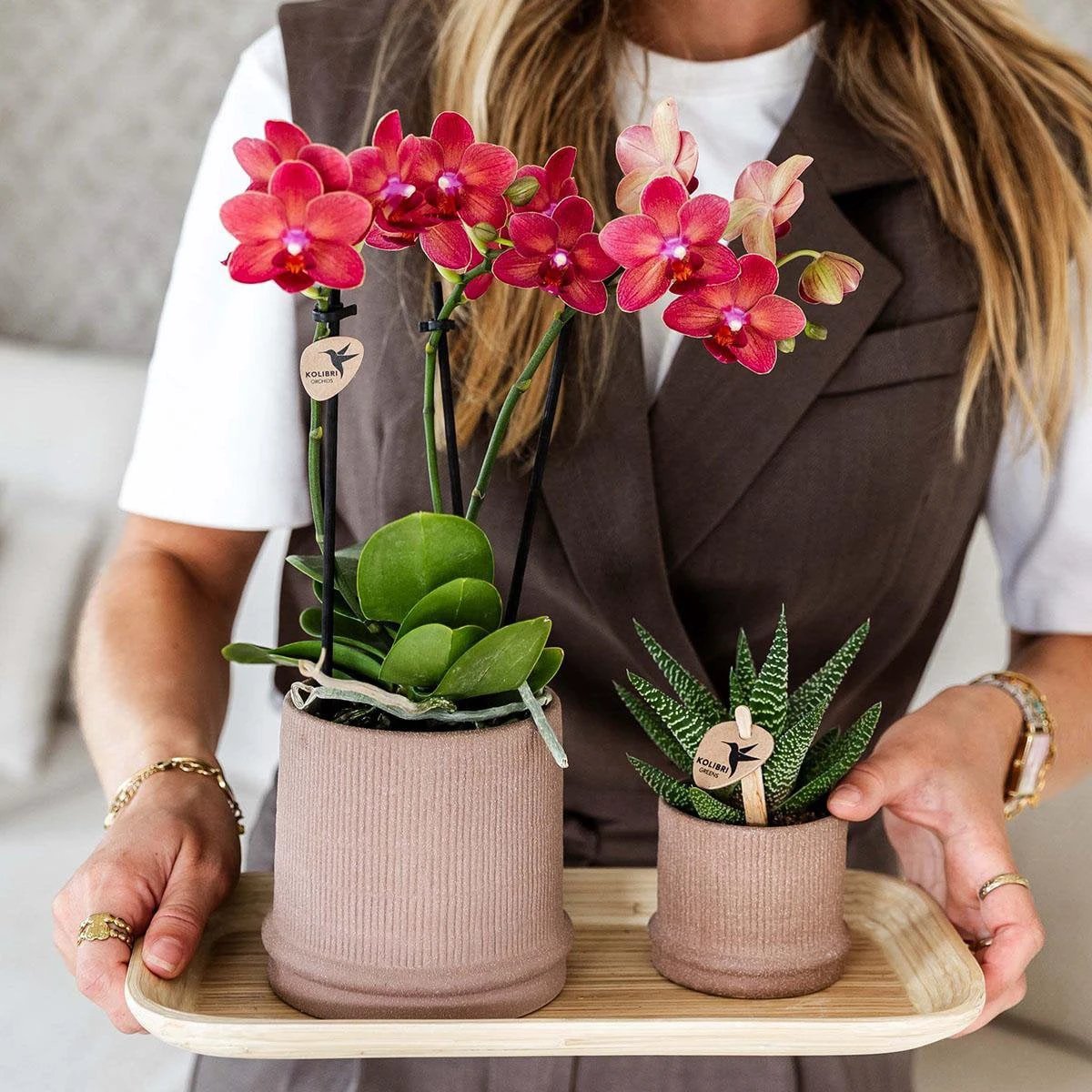 Kolibri Home | Bali sierpot - Sand - Ø9cm by Kolibri Company
