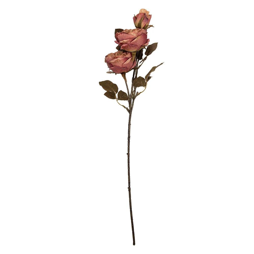 Artificial flower 70 cm pink plastic by Clayre & Eef.