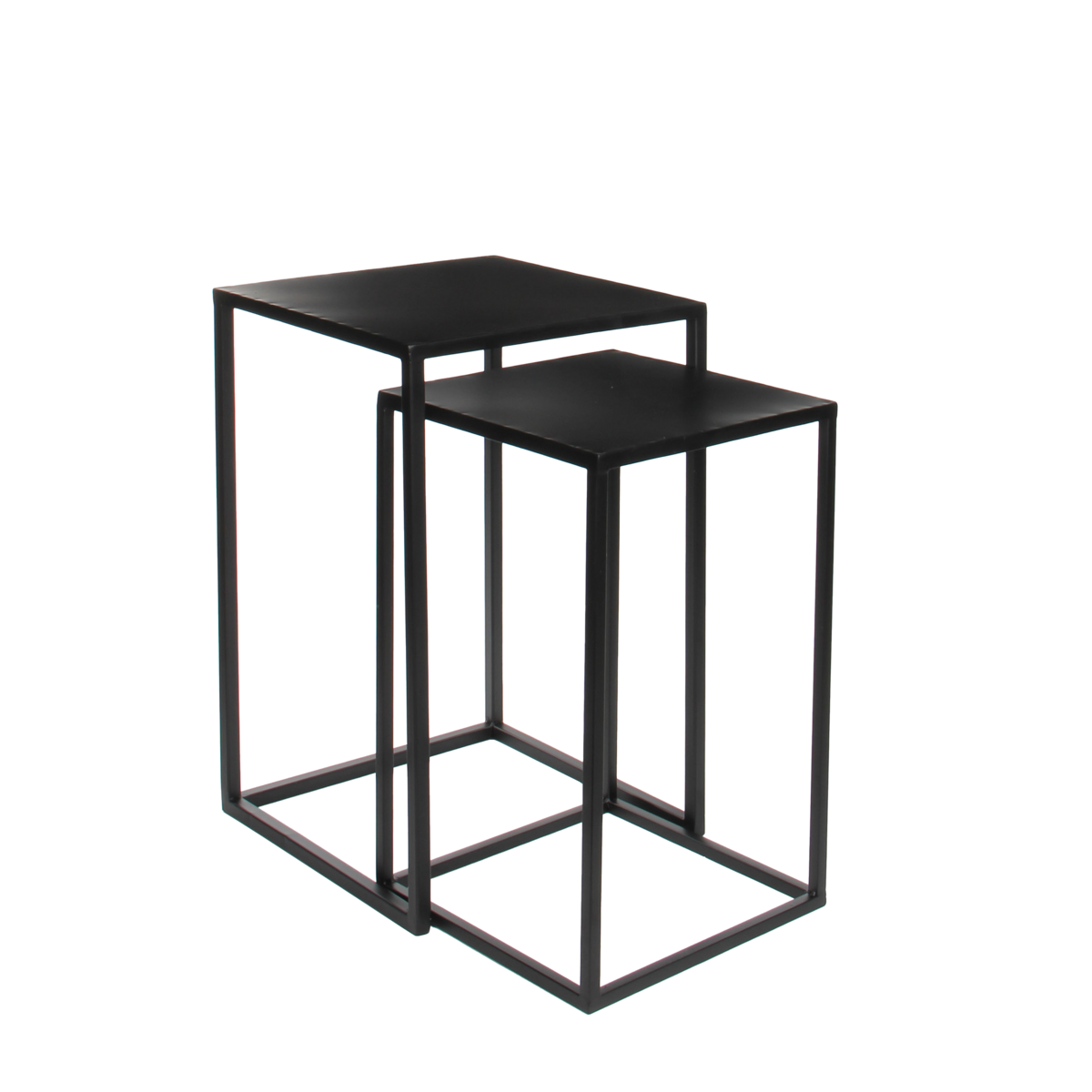 Side table set Goa Black by Mica Decorations