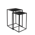 Side table set Goa Black by Mica Decorations