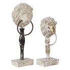 Decoration (2) 12x7x32/9x6x23 cm by Clayre & Eef.