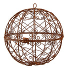 Dekorationskugel Ø 30 cm kupferfarben, Metalldekoration von Clayre & Eef.