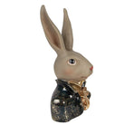 Decoration Statue Rabbit 13x10x23 cm Beige Plastic by Clayre & Eef.