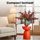 Elliott Orange side table by Mica Decorations