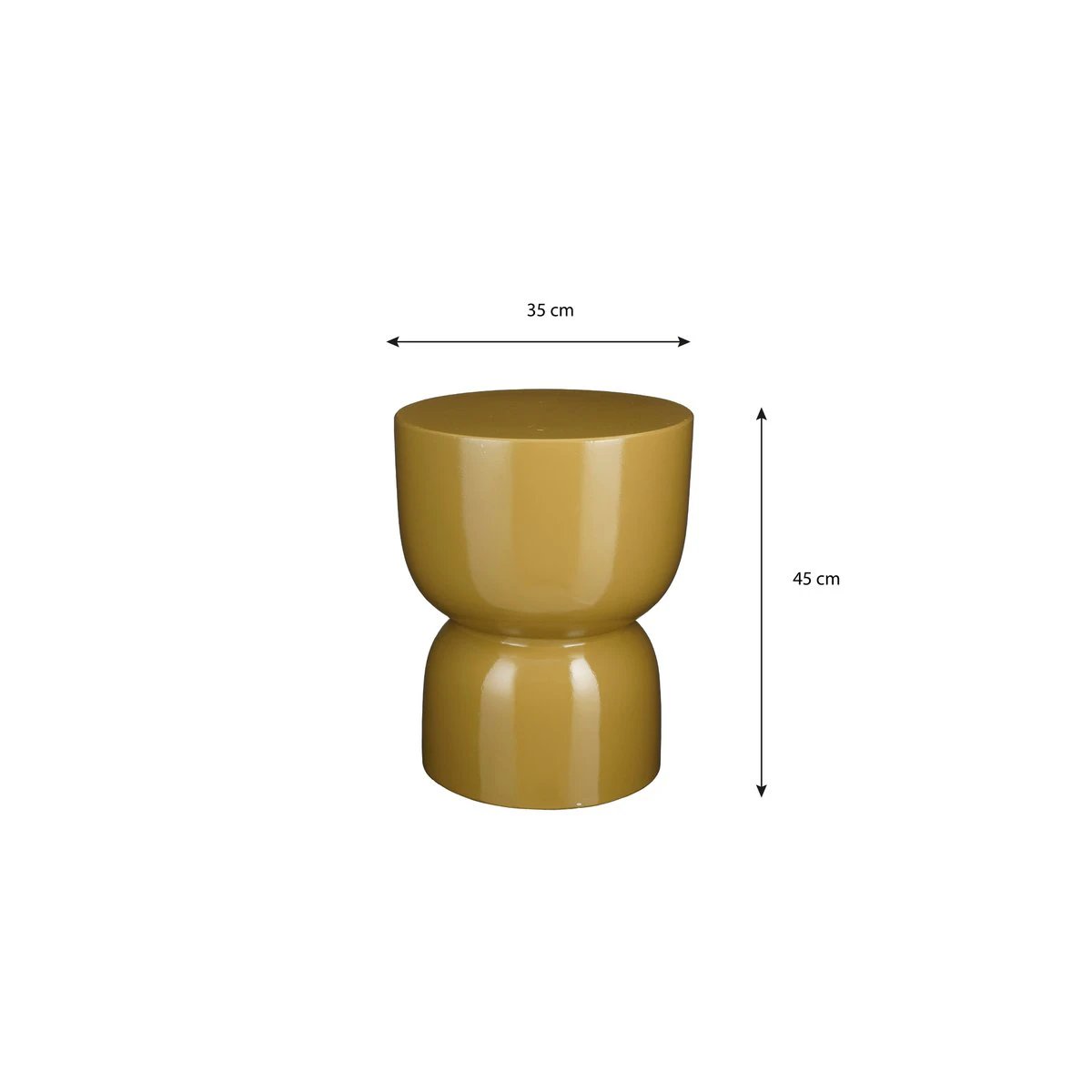 Side table Stage Yellow by Mica Decorations