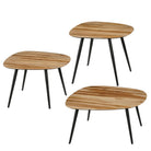 Side table set Jailey Brown by Mica Decorations