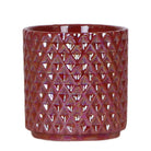 Kolibri Home | Diamond pearl sierpot - Red - Ø9cm by Kolibri Company