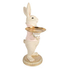 Dekorationsstatue Hase 39x24x70 cm Beige Kunststoff von Clayre & Eef.