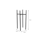 Plant stand Ascot Black by Mica Decorations