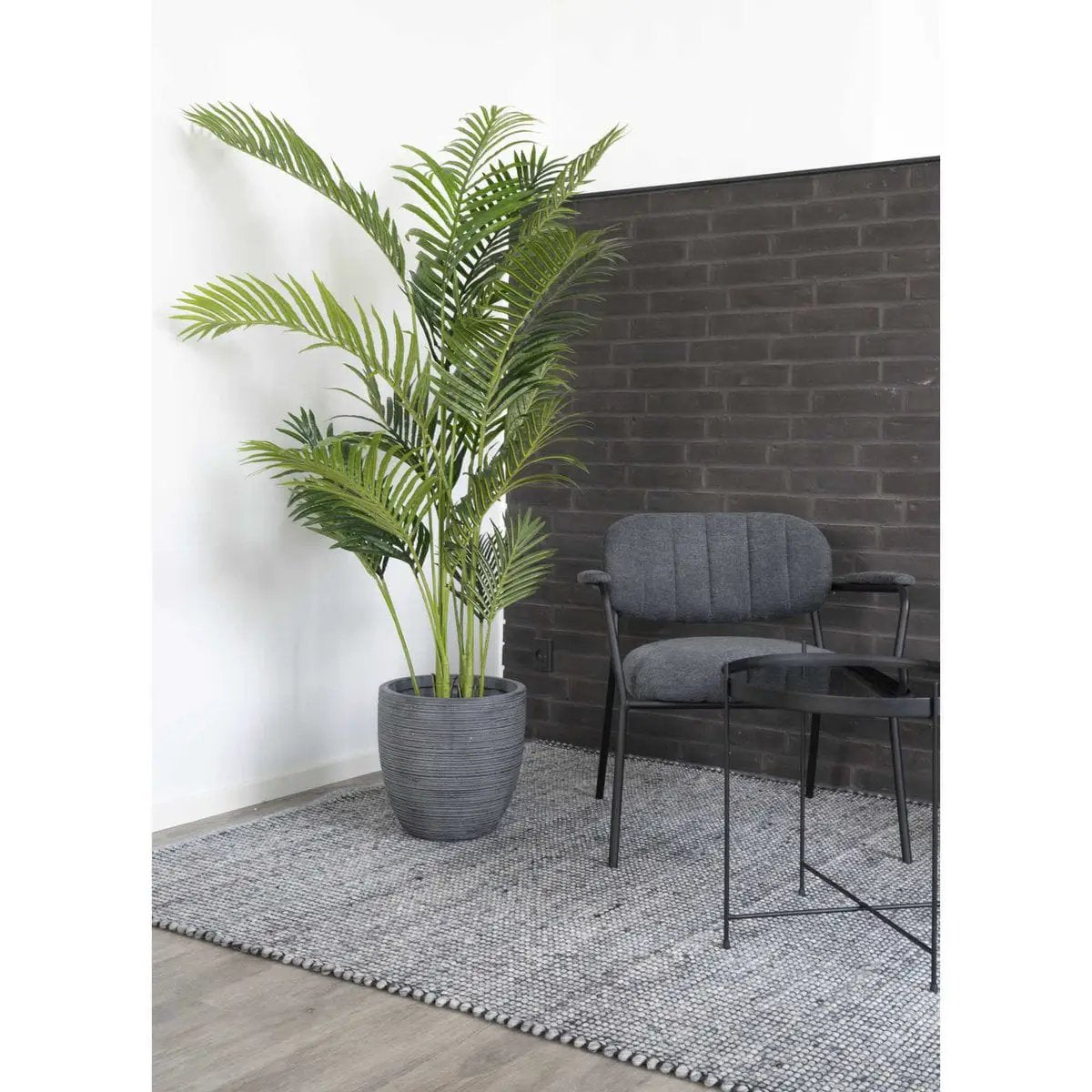 Areca Palm - Green, PE Plastic/Polyester, 64x64x175 cm by EMIRELLE