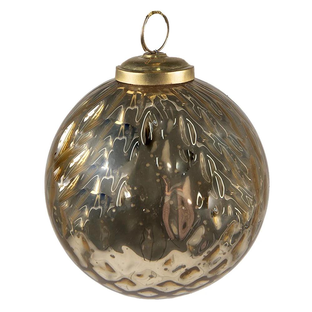 Weihnachtskugel Ø 9x11 cm von Clayre & Eef.