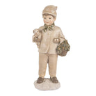 Decoration image child 9x7x18 cm beige plastic by Clayre & Eef.