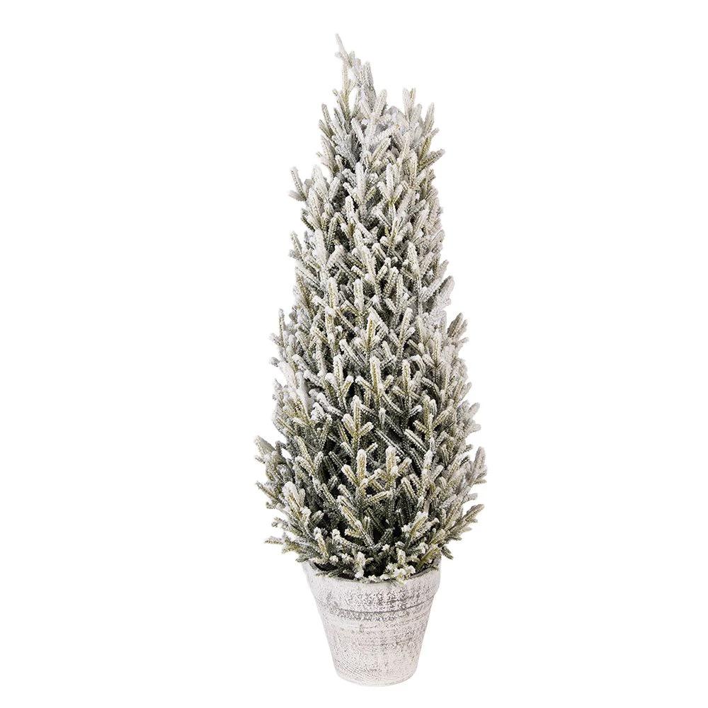 Artificial plant Ø 27x70 cm Green Plastic by Clayre & Eef.