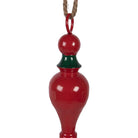 Christmas hanger Ø 8x41 cm Red Green Metal by Clayre & Eef.