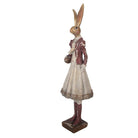 Decoration Statue Rabbit 10x9x32 cm Gold-colored Plastic by Clayre & Eef.