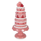 Decoration Image Cake Ø 16x33 cm Pink Plastic by Clayre & Eef.