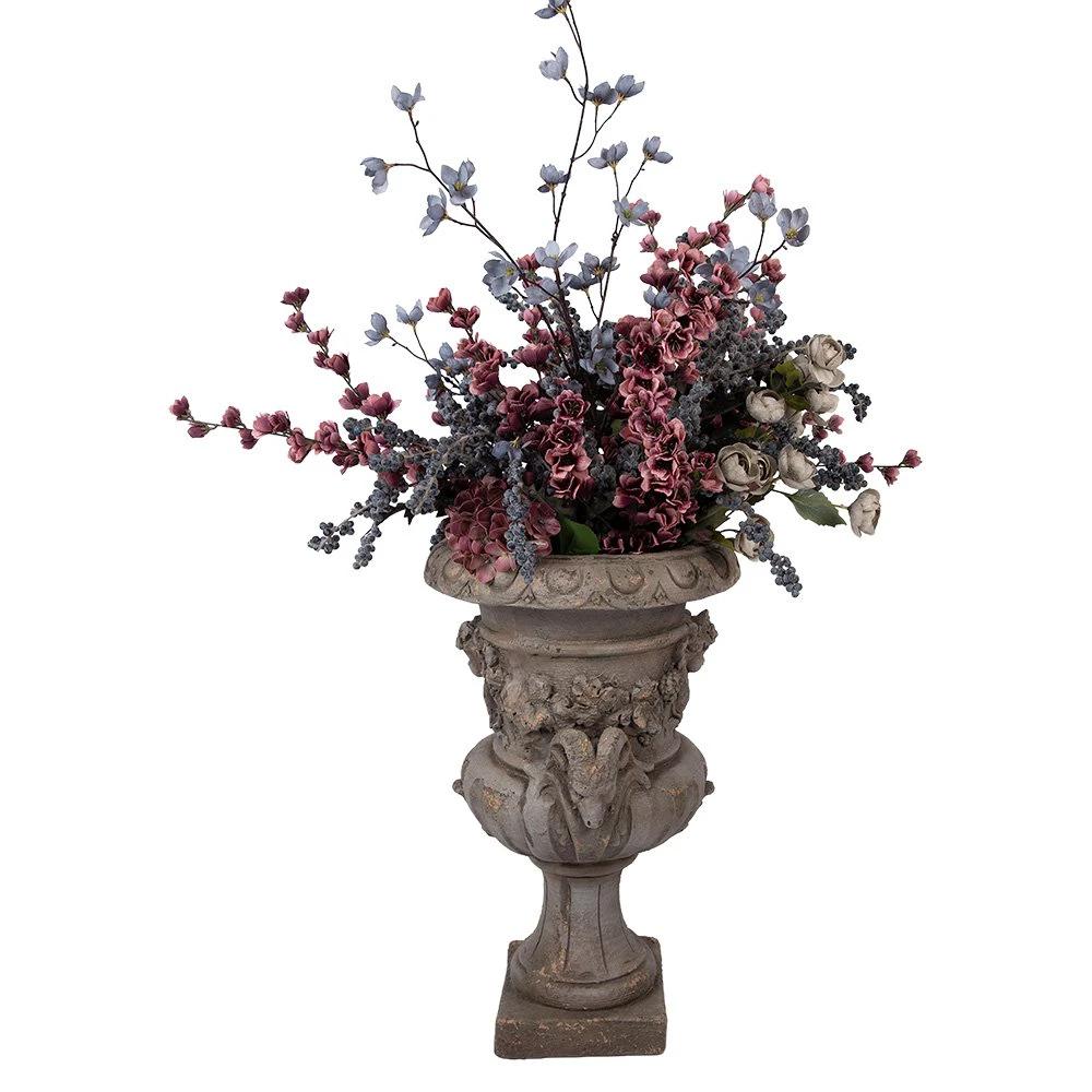 Blumentopf 40x38x64 cm Beige Keramikmaterial von Clayre & Eef.