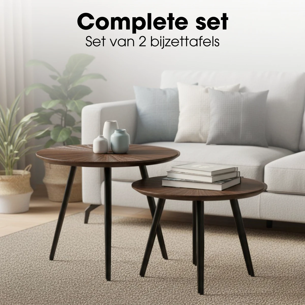 Side table Dane Brown by Mica Decorations
