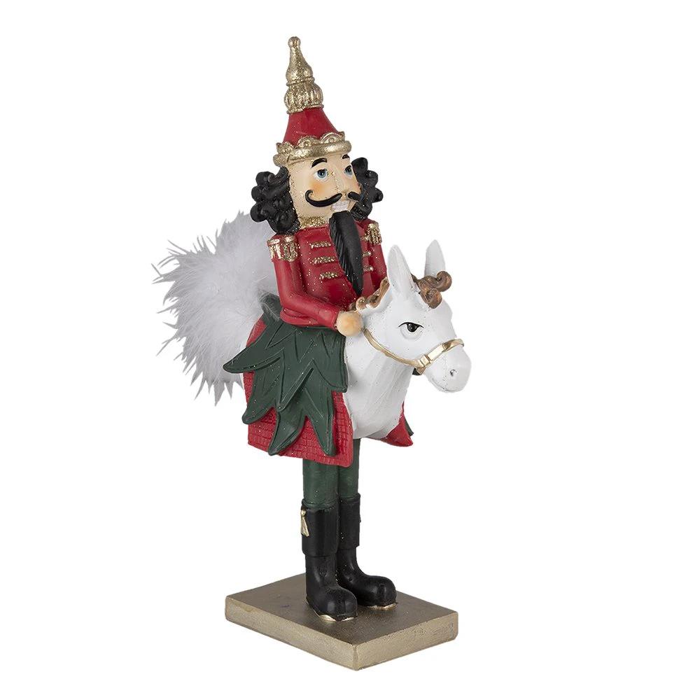 Decoration nutcracker 12x6x25 cm by Clayre & Eef.