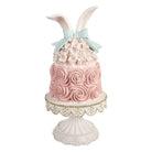 Decoration Image Cake Ø 17x35 cm White Plastic by Clayre & Eef.