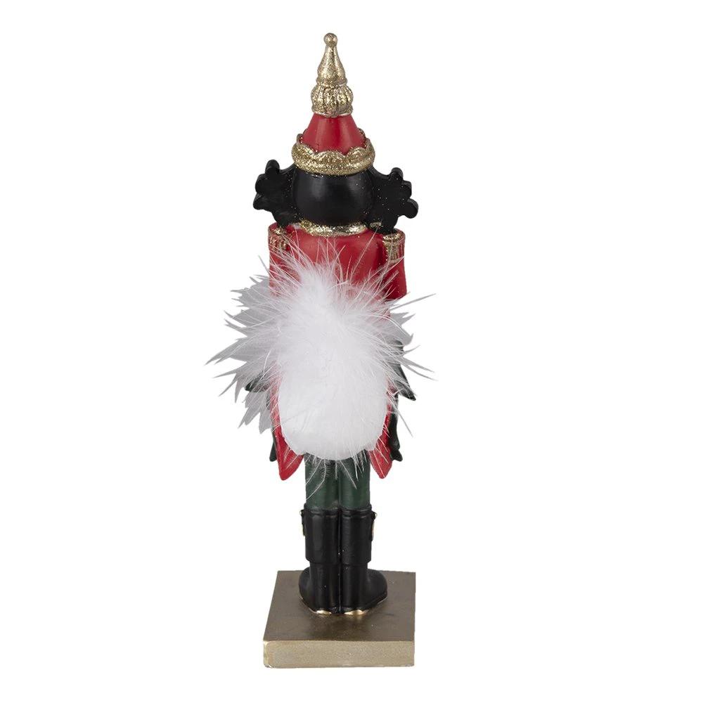 Decoration nutcracker 12x6x25 cm by Clayre & Eef.